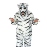 Cute Can Move Mouth White Tiger Mascot Costume Fursuit Cosplay Animal Halloween Adult Cosplay Unisex Hallowen Gift -  by FurryMascot - 