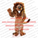 BIG WHITE mustache LION Mascot Costume Halloween Suit Cosplay Christmas Brand New Complete  Birthday For all