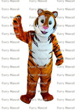 Cartoon Tiger Cosplay Unisex Cute Newly Mascot Costume Suit Cosplay Party Game Dress Outfit  Adult  Gift A+