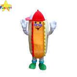 CE Hot Dog And Pizza Food Mascot Costume For Adult -  by FurryMascot - 