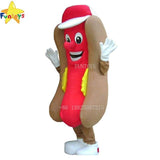 CE Hot Dog And Pizza Food Mascot Costume For Adult -  by FurryMascot - 