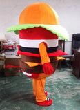 Burger Mascot Costume Suits Cosplay Party Game Dress Outfits  Clothing Advertising Promotion Carnival Cosplay Hallowen Gift -  by FurryMascot - 