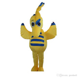 Big Cute High Quality Ocean hippocampus Furry Polar Cartoon Mascot Costume Party Fancy Dress Adult Size Free Shipping hot -  by FurryMascot - 