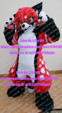 Maßgeschneiderte rote Digitigrade-Beine HUSKY Hund Furry Fursuit Anzug Kostüme Cosplay Tier Party Ausgefallenes Kleid Karneval Geburtstagsgeschenk