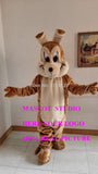 Brown Wolf Mascot Coyote Costume Werewolf Custom Cartoon Character Anime Cosplay Mascotte Theme Fancy Dress Carnival Costume -  by FurryMascot - 