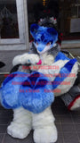 3-D Eyes Fursuit Fullsuit Huksy Dog Costumes Full Furry Suit Furries Anime BJ0017 Teen Costumes Full Furry Suit FOR Child Adult -  by FurryMascot - 