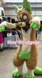 Best Quality on  Biege Kangaroo Fursuit  Complete Suit Mascot Costume Cosplay Party Fancy Dress Birthday -  by FurryMascot - 