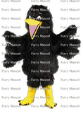 Black Bird  Christmas Cosplay Unisex Cute Newly Mascot Costume Suit Cosplay Party Game Dress Outfit  Adult  Gift A+ -  by FurryMascot - 