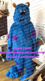 BLUE SULLY MONSTER  Fursuit Mascot Costume Adult Cartoon Character Outfit Suit 200% Real Picture Birthday Party -  by FurryMascot - 