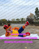 3-D Eyes Crash Bandicoot Wolf  AD mascot Suit Costume Animal Party Carnival Birthday Gift Adult Cartoon Character Outfit Suit En -  by FurryMascot - 