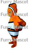 Clownfish Acrobat Christmas Cosplay Unisex Cute Newly Mascot ostume Suit Cosplay Party Game Dress Outfit  Adult  Gift A+