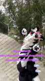 Customized Available REAL PHOTO dx004 head CAT full sets  husky dog  Suit  fursuit Costume fox Party Carnival Gift