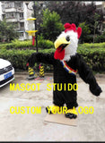 Black Rooster Mascot Costume Cosplay Party Game Dress Outfit Halloween Fancy New -  by FurryMascot - 