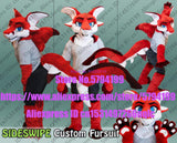 Customized Available REAL PHOTO WHITE CAT full sets  husky dog  Suit  fursuit BJ0017 Costume fox Party Fancy Dress Carnival Gift -  by FurryMascot - 