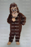 Brown Gorilla   Christmas Cosplay Unisex Cute Newly Mascot Costume Suit Cosplay Party Game Dress Outfit  Adult  Gift A+ -  by FurryMascot - 