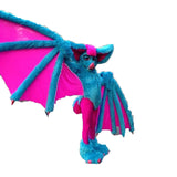 Blue Bat Birds Angel Wings Digitigrade Fursuit Costumes Furries Anime Teen & Adult Costume