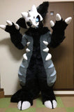 Black Dragon Fursuit Kigurumi Furry Fursona Costumes Furries