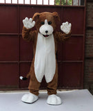 Brown Husky Dobermann Mascot Costumes Party Cosplay Suit