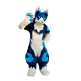 Katze Husky Hund Digitigrade Fursuit Kostüme Anzug Furries Anime Teen & Erwachsene Kostüm